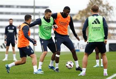 entrenamiento del real madrid