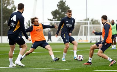 entrenamiento del real madrid