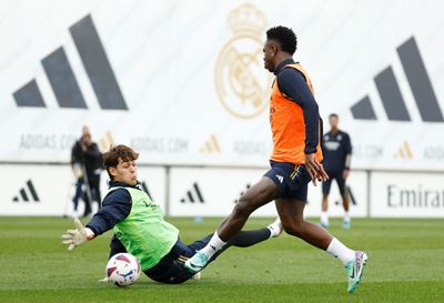entrenamiento del real madrid