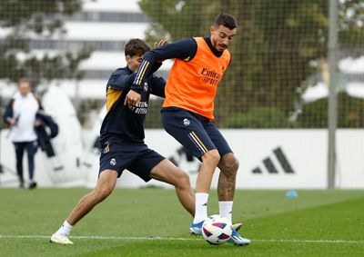 entrenamiento del real madrid