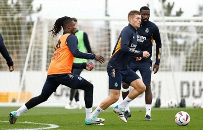 entrenamiento del real madrid