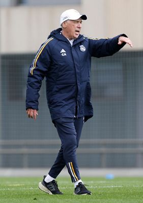 entrenamiento del real madrid