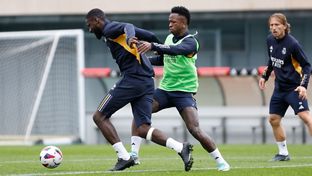 Demanding session at Real Madrid City