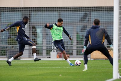 entrenamiento del real madrid