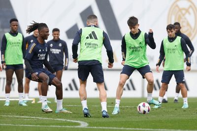 entrenamiento del real madrid