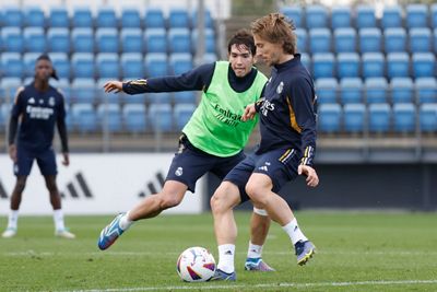 entrenamiento del real madrid