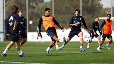 O Real Madrid continua a preparar o jogo contra o Rayo