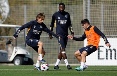 entrenamiento del real madrid