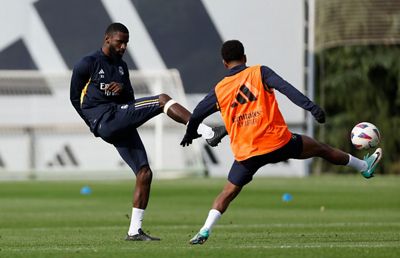 entrenamiento del real madrid