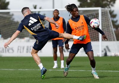 entrenamiento del real madrid