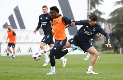 entrenamiento del real madrid