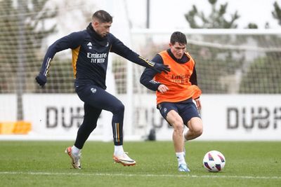 entrenamiento del real madrid