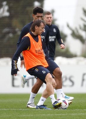 entrenamiento del real madrid