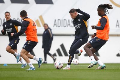 entrenamiento del real madrid