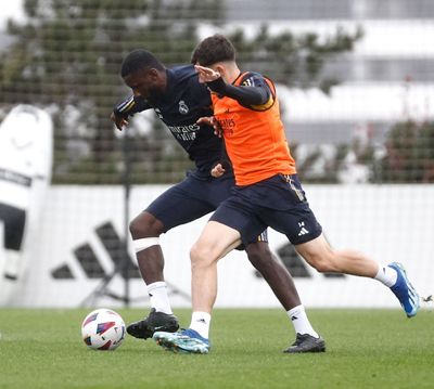 entrenamiento del real madrid