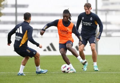 entrenamiento del real madrid