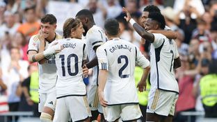 Once inicial del Real Madrid contra el Rayo Vallecano