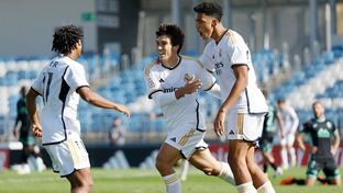 El Castilla golea en el Di Stéfano