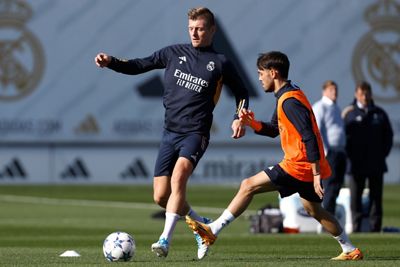 entrenamiento del real madrid
