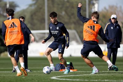 entrenamiento del real madrid