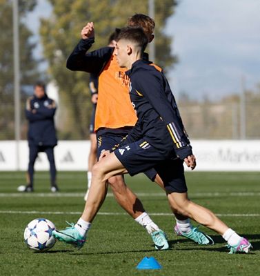 entrenamiento del real madrid