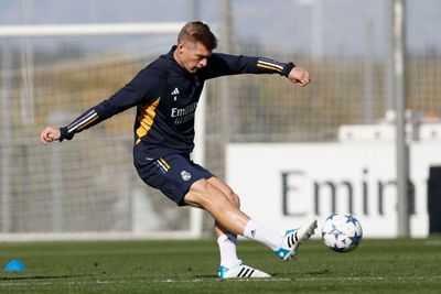 entrenamiento del real madrid