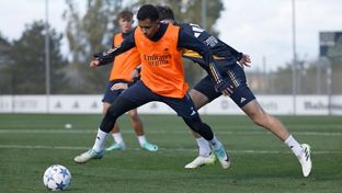 O Real Madrid prepara o jogo contra o Braga