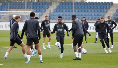 entrenamiento del real madrid