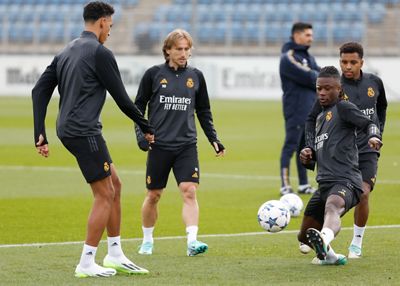 entrenamiento del real madrid