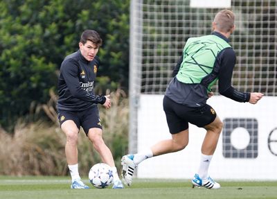 entrenamiento del real madrid