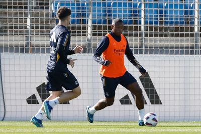 entrenamiento del real madrid