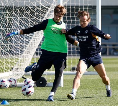 entrenamiento del real madrid