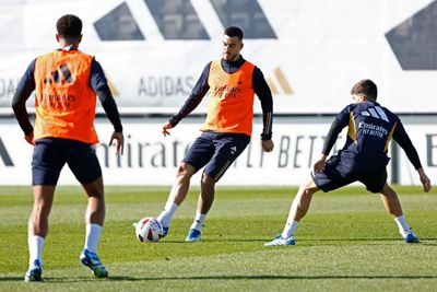 entrenamiento del real madrid