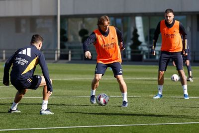 entrenamiento del real madrid