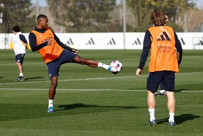 entrenamiento del real madrid