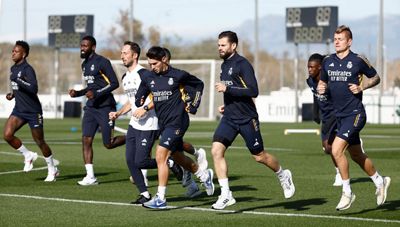 entrenamiento del real madrid