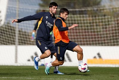 entrenamiento del real madrid