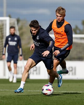 entrenamiento del real madrid
