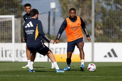 entrenamiento del real madrid