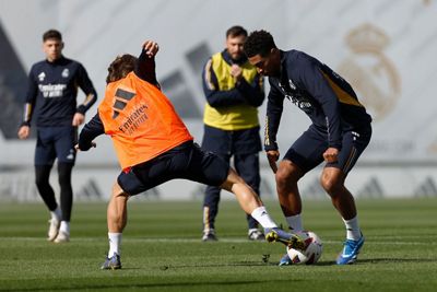 entrenamiento del real madrid