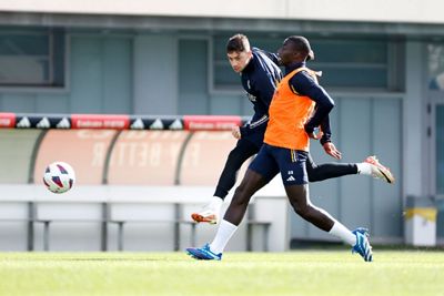 entrenamiento del real madrid