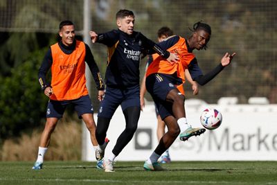 entrenamiento del real madrid