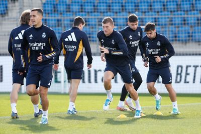 entrenamiento del real madrid
