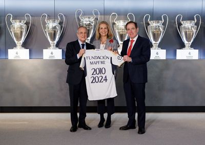 la fundación real madrid y la fundación mapfre renuevan su colaboración