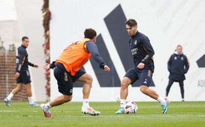 entrenamiento del real madrid