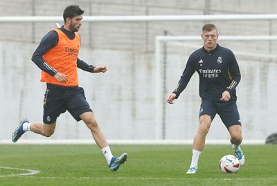 entrenamiento del real madrid
