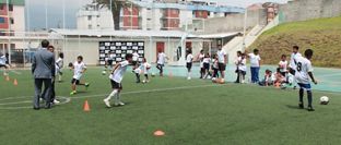 Ecole socio-sportive avec l'université de las Americas (UDLA)