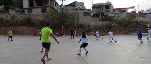 Ecole socio-sportive de la Fondation Real Madrid à l'Union Hidalgo 'Aerogubiños'