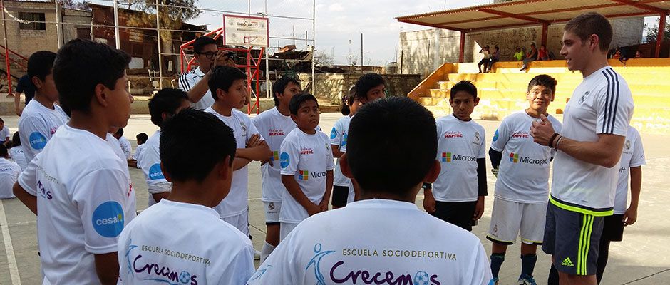Escola socio-desportiva da Fundação Real Madrid no México (Oaxaca)