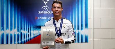 Cristiano Ronaldo, mejor jugador de la final de la Supercopa de Europa